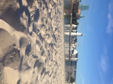 The view from the beach at the Disney Boardwalk