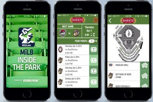 The new "MiLB In The Park" app gives fans the most interactive experience yet. 